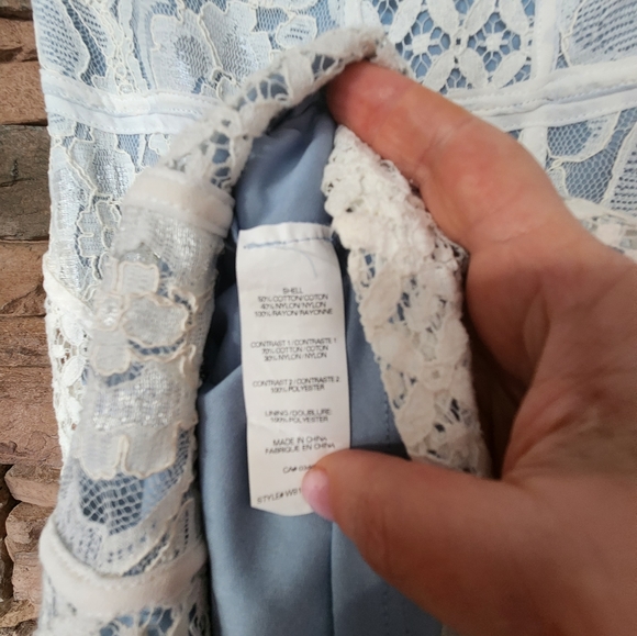 Sangria Overlay Lace Dress - Picture 5 of 6